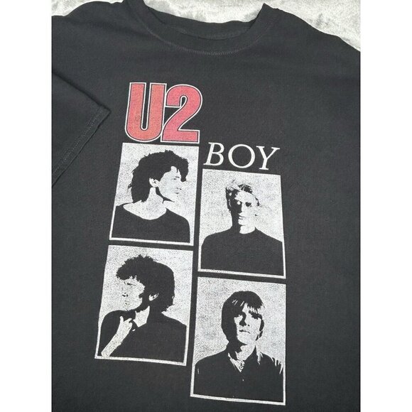 Gildan Other - U2 Shirt Mens 4X Black Boy Album T Shirt Retro Rock Band Music Tee Heavy Cotton